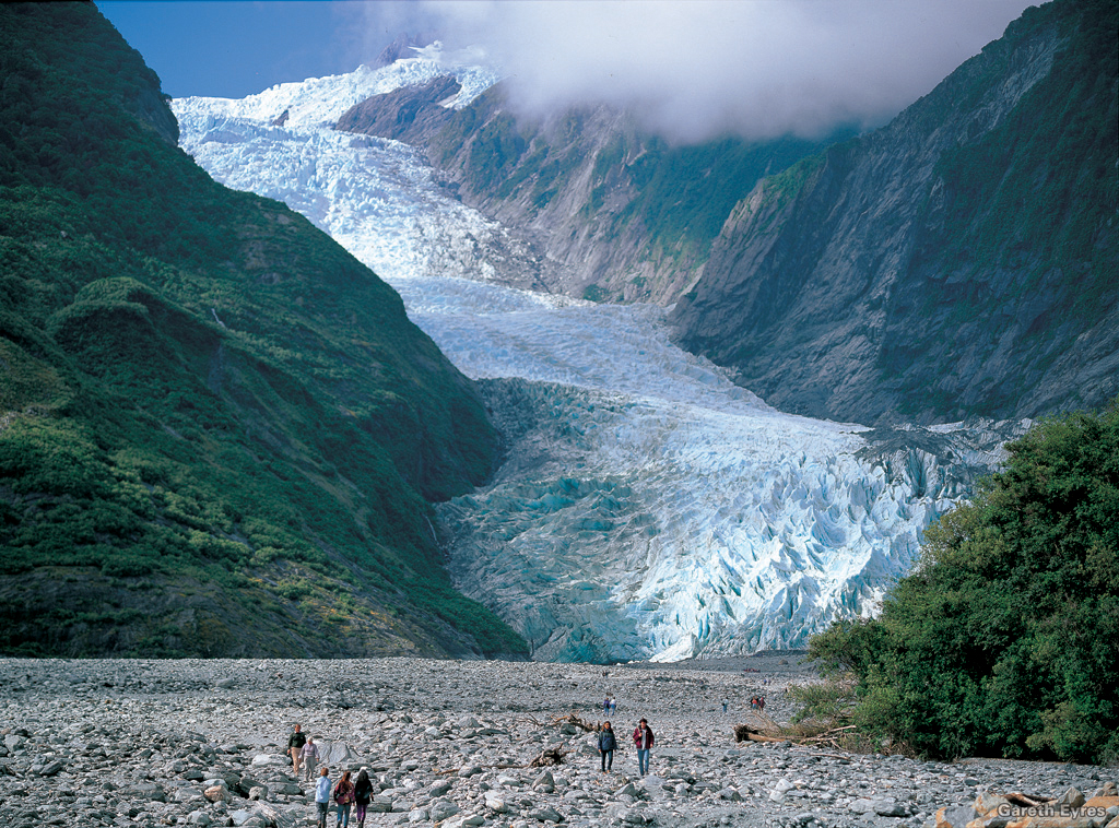 Fox Glacier The West Coast Region Of New Zealand New Zealand South Fox Glacier The West Coast Region Of New Zealand New Zealand South